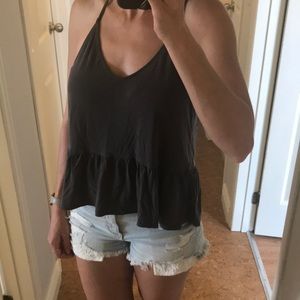 AEO Soft & Sexy Grey Tank